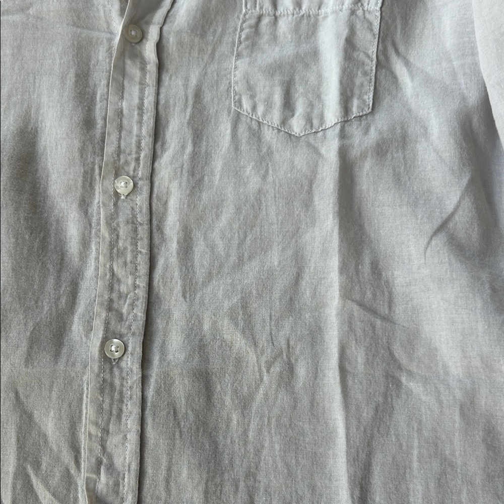 Frank & Eileen pale grey Eileen shirt - Picture 3 of 5